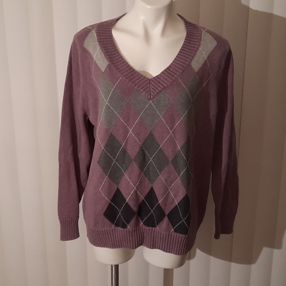 Argyle sweater